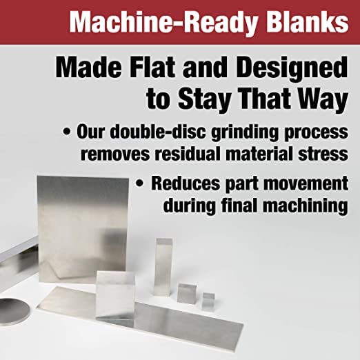 Precision Ground 304 Stainless Steel Sheets - 0.250