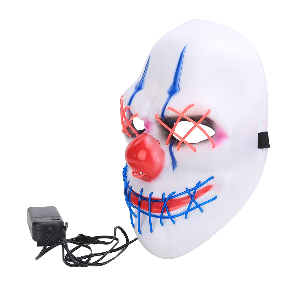 Jeanoko Halloween LED Light Up Costume Accessory - Bright & Durable Scary Masquerade Party Decor for Trick or Treat, Haunted House, and Halloween Costume Parties