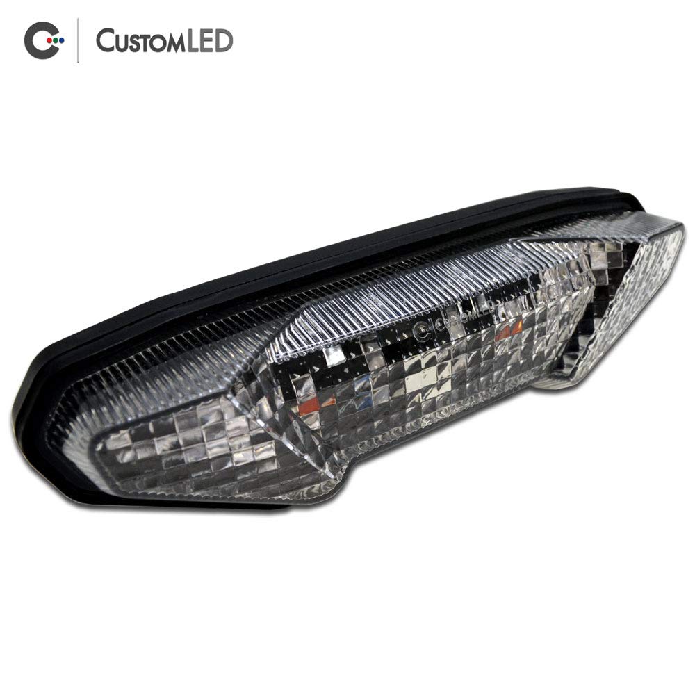 Blaster-X Integrated LED Tail Light for 2019-2020 Yamaha Tracer 900 & 900 GT (Clear Lens) - High Visibility Brake Light for Motorcycle Safety & Night Riding