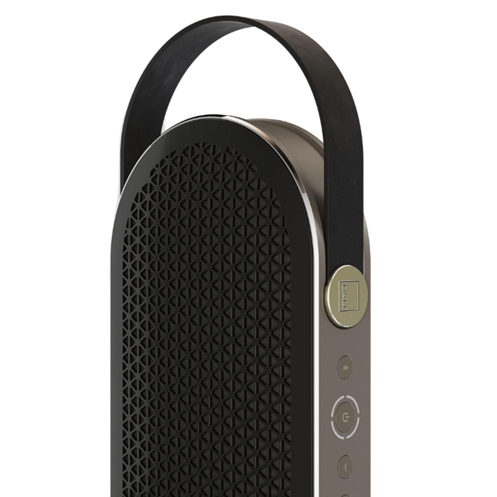 DALI Katch G2 Portable Bluetooth Speaker - Wireless Compact Outdoor Speaker with 30 Hours Playtime, 95dB Sound Pressure & Fabric Dust Cap (Iron Black) - Perfect for Travel, Camping, Beach & Home Use