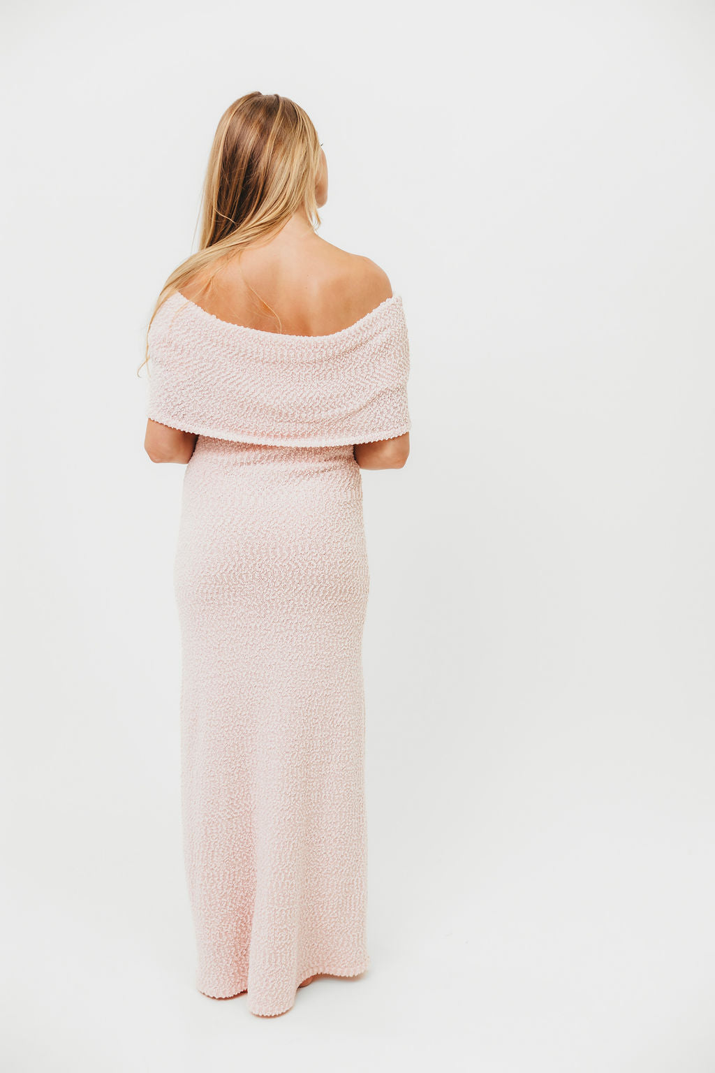 Brit Maxi Dress in Dusty Pink - Bump Friendly Maternity Dress for Women | Perfect for Pregnancy, Nursing & Special Occasions