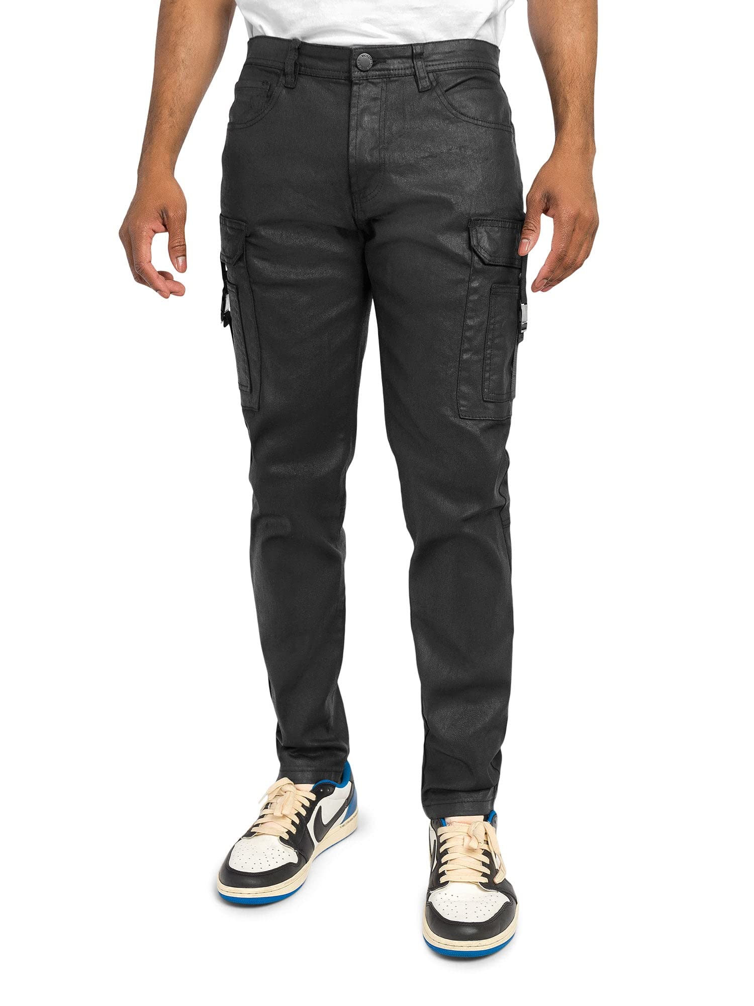 Men's Classic Casual Cargo Jogger Pants with Multiple Pockets - Comfortable & Stylish for Outdoor Activities, Workout, and Everyday Wear