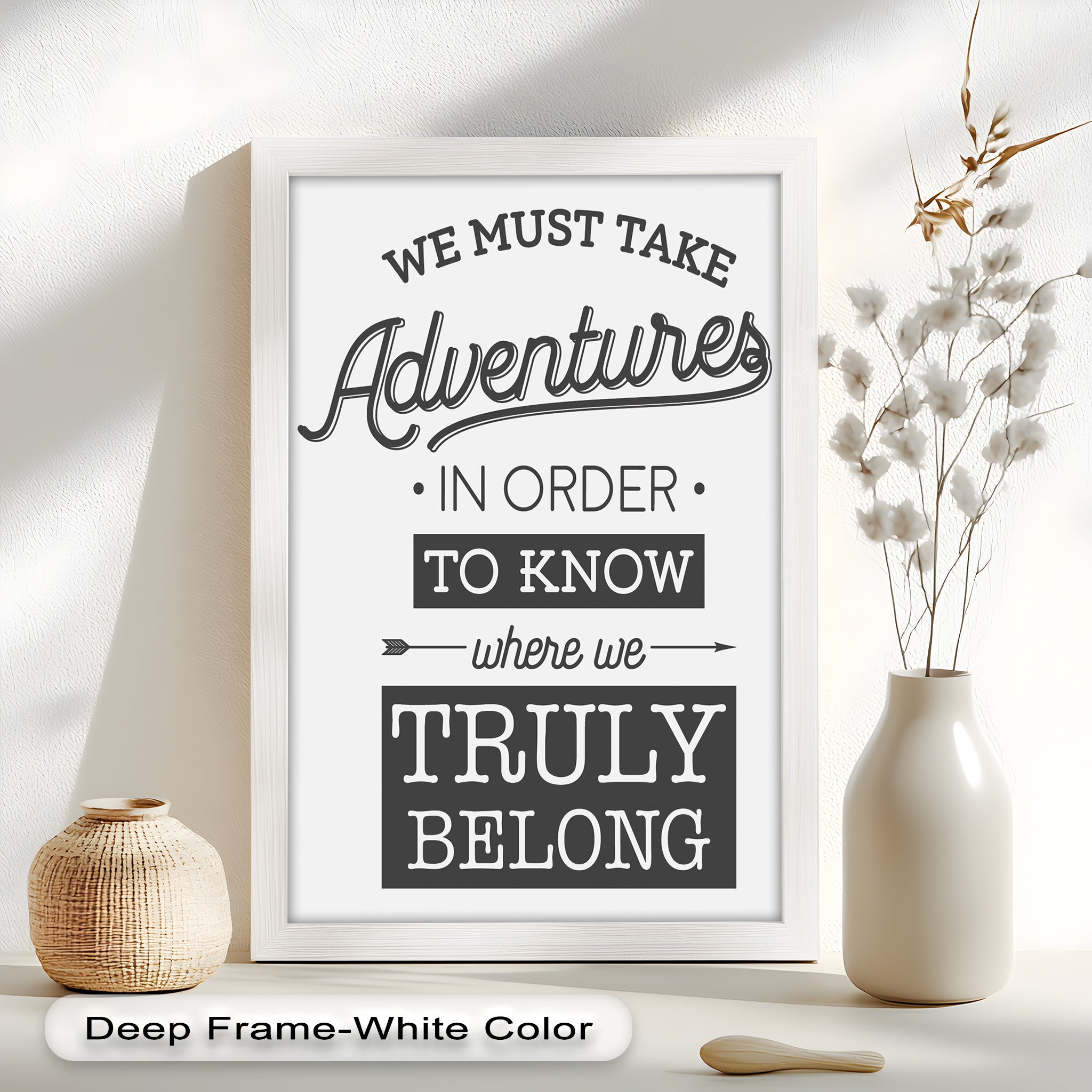 Adventurous Spirit Framed Oil Painting - Handmade Canvas Art for Living Room, Bedroom & Office Decor | Wall Art Gift for Home & Interior Design