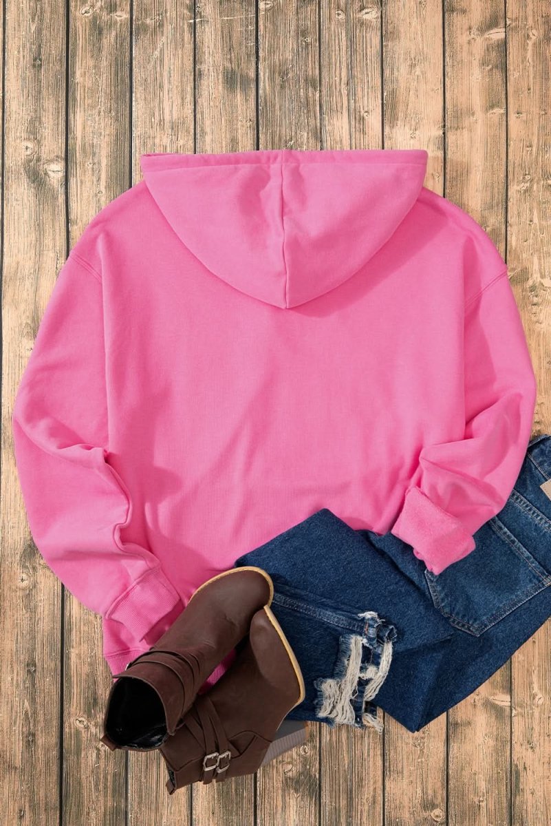Cozy Fleece Lined Kangaroo Pocket Hoodie with Drawstring - Warm Oversized Sweatshirt for Women & Men | Perfect for Winter, Outdoor Activities & Casual Wear