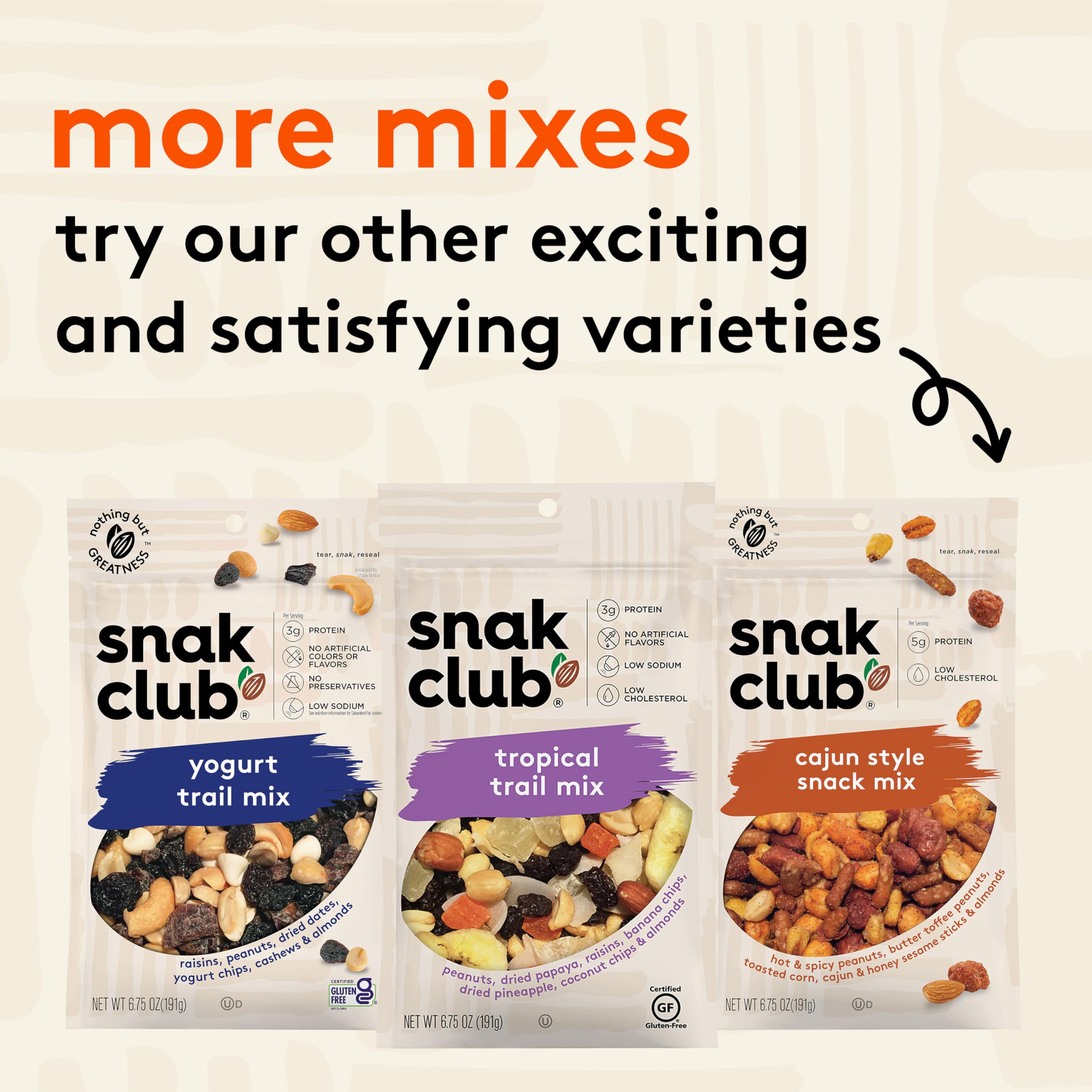 Snak Club Energizer Trail Mix - Roasted Salted Peanuts, Raisins, Chocolate Candies & Almonds - Gluten-Free, Kosher Snack - 16oz Resealable Bag - Perfect for Hiking, Camping & Office Snacks