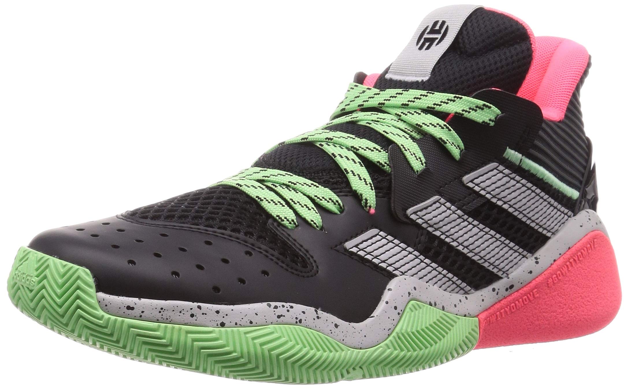 **adidas Unisex Harden Stepback Sneakers - Lightweight Basketball Shoes for Men & Women - Perfect for Indoor Courts, Training & Casual Wear**