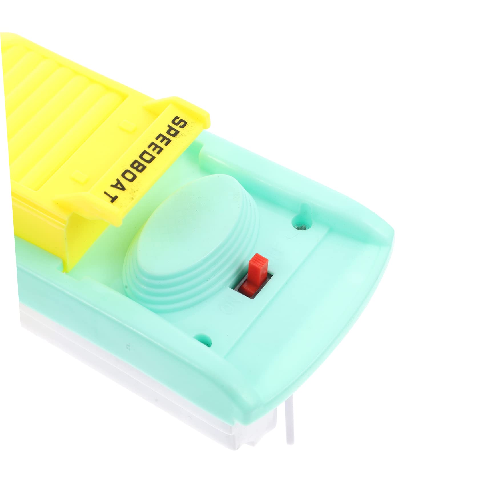 VICASKY 4-Piece Cartoon Speed Boat Bath Toys Set - Floating Sailboat Bathtub Toys for Kids - Durable Plastic Water Play Toys for Toddlers & Children - Perfect for Bathtime Fun, Pool Parties & Outdoor Water Play