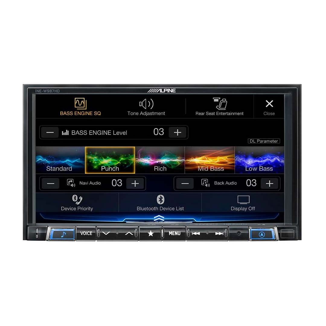 Alpine INE-W987HD 7-Inch Mechless Car Stereo with Navigation, Apple CarPlay & Android Auto - In-Dash Receiver for Seamless Smartphone Integration & Hands-Free Driving
