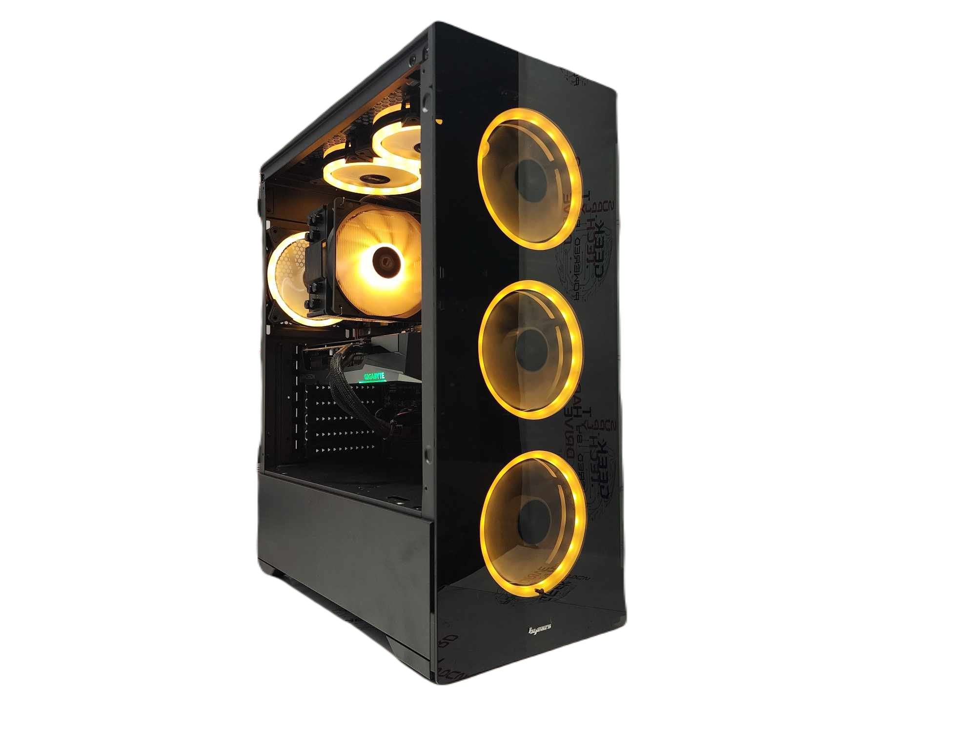 Pinnacle Gaming PC Desktop Computer - AMD Ryzen 9 9900X3D, 2TB Gen4 NVMe + 2TB SSD, RX 6600 XT 8GB GPU, 64GB DDR5 RAM, Black Vog A620M Motherboard - Ultimate Gaming & Streaming Setup for Esports & 4K Gaming