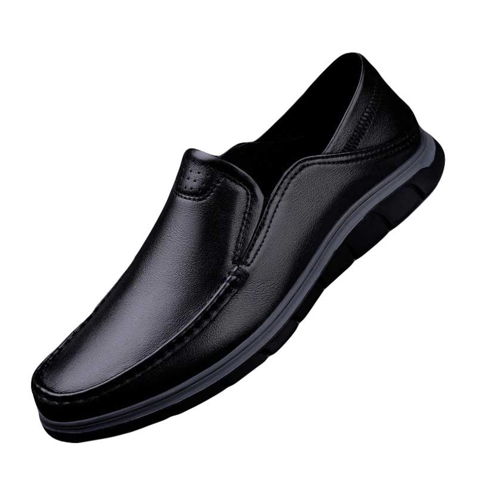 Hoxekle Men's Casual Loafers - Slip On Dress Shoes, Comfortable Boat & Driving Penny Loafers for Outdoor & Leisure Wear | Perfect for Office, Travel & Daily Comfort