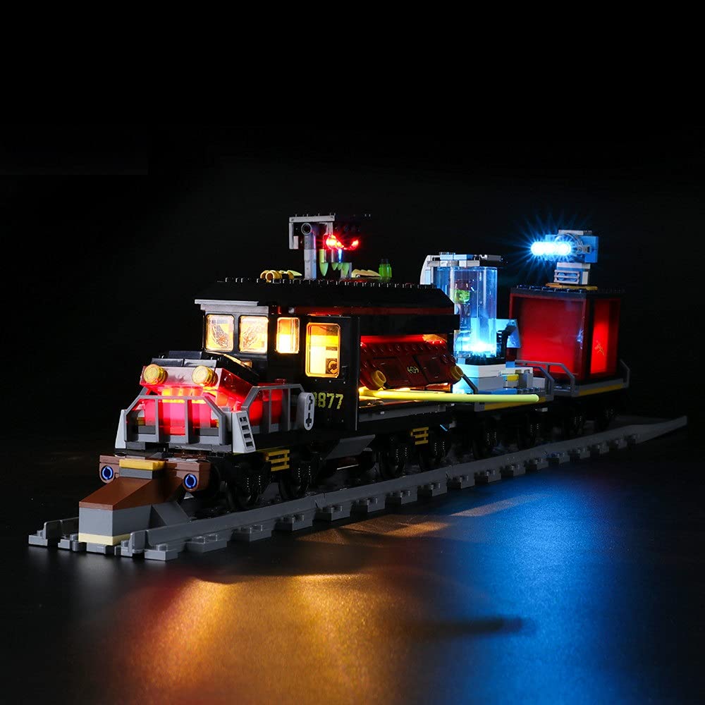 LED Light Kit for Lego 70424 Ghost Train Express - Compatible Lighting Set for Building Blocks (Models Not Included) - Perfect for Night Displays & Halloween Decorations