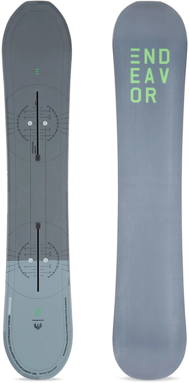 Endeavor Pioneer Snowboard 2022 - All-Mountain Freestyle Snowboard for Men & Women | Perfect for Powder, Park & Backcountry Riding