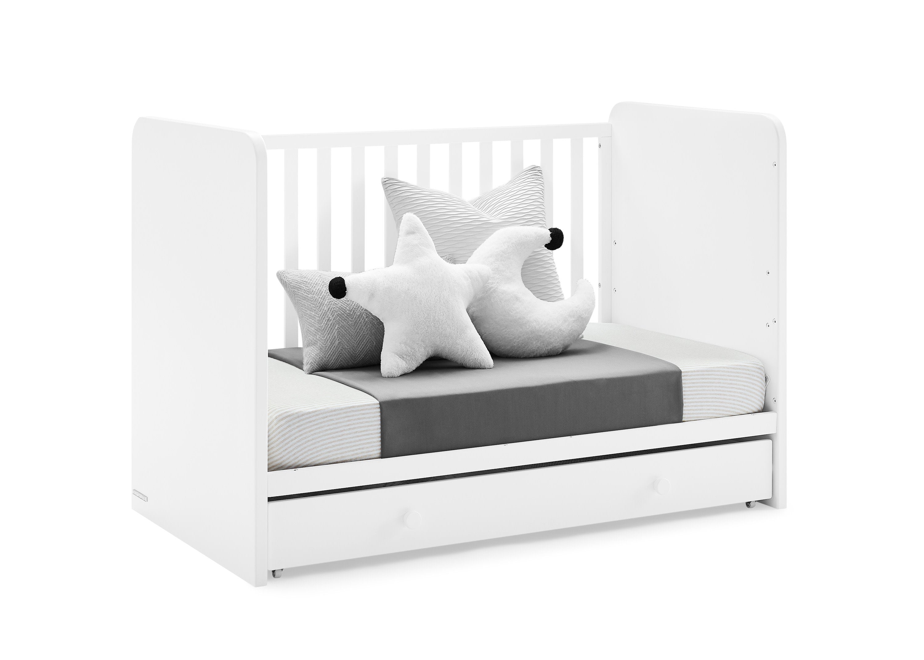 BabyGap Graham 4-in-1 Convertible Crib with Storage Drawer - Nursery Furniture for Newborns to Toddlers - Perfect for Small Spaces & Modern Nurseries