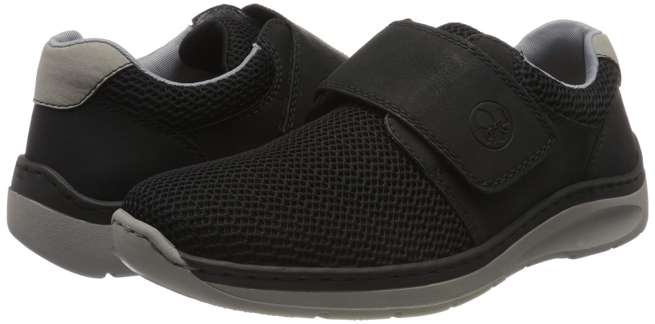 Rieker Men's Casual Low-Top Sneakers | Comfortable Walking Shoes for Men | Lightweight Breathable Slip-On Shoes for Daily Wear, Travel & Outdoor Activities