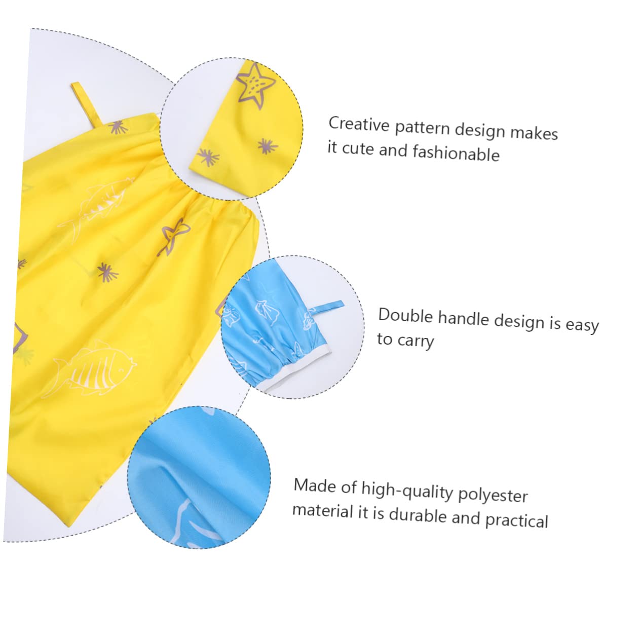 FAVOMOTO 4-Pack Reusable Diaper Organizer Bags - Breathable Polyester Diaper Storage for Baby Travel & Nursery Organization - Perfect for Diaper Pail, Diaper Bag & On-the-Go Parents
