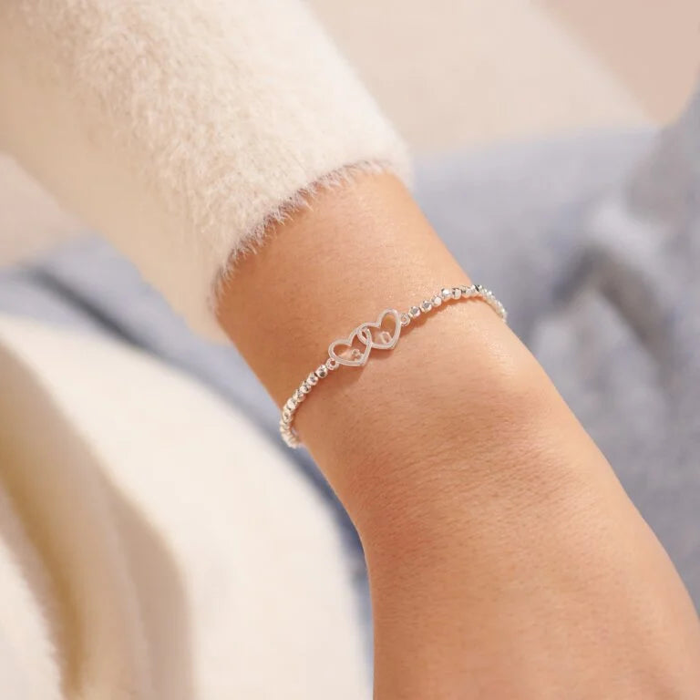 Joma Jewellery Bracelet - Forever Yours Happy 30th Birthday Gift for Women, Sterling Silver Anniversary Jewelry for Her - Perfect for Birthday, Anniversary & Special Occasions