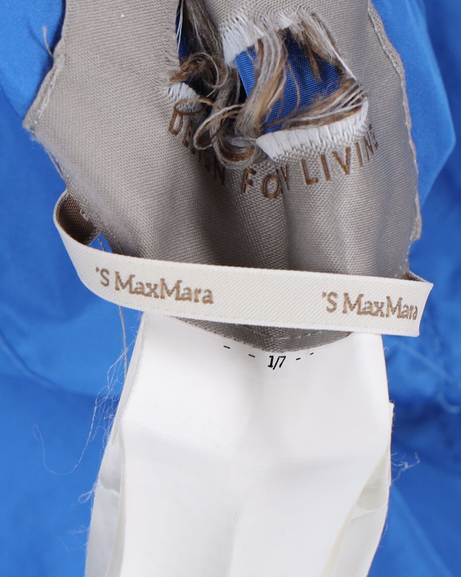 Stylish S Max Mara Blue Polyester Windbreaker Jacket for Women - Perfect for Outdoor Activities & Casual Wear