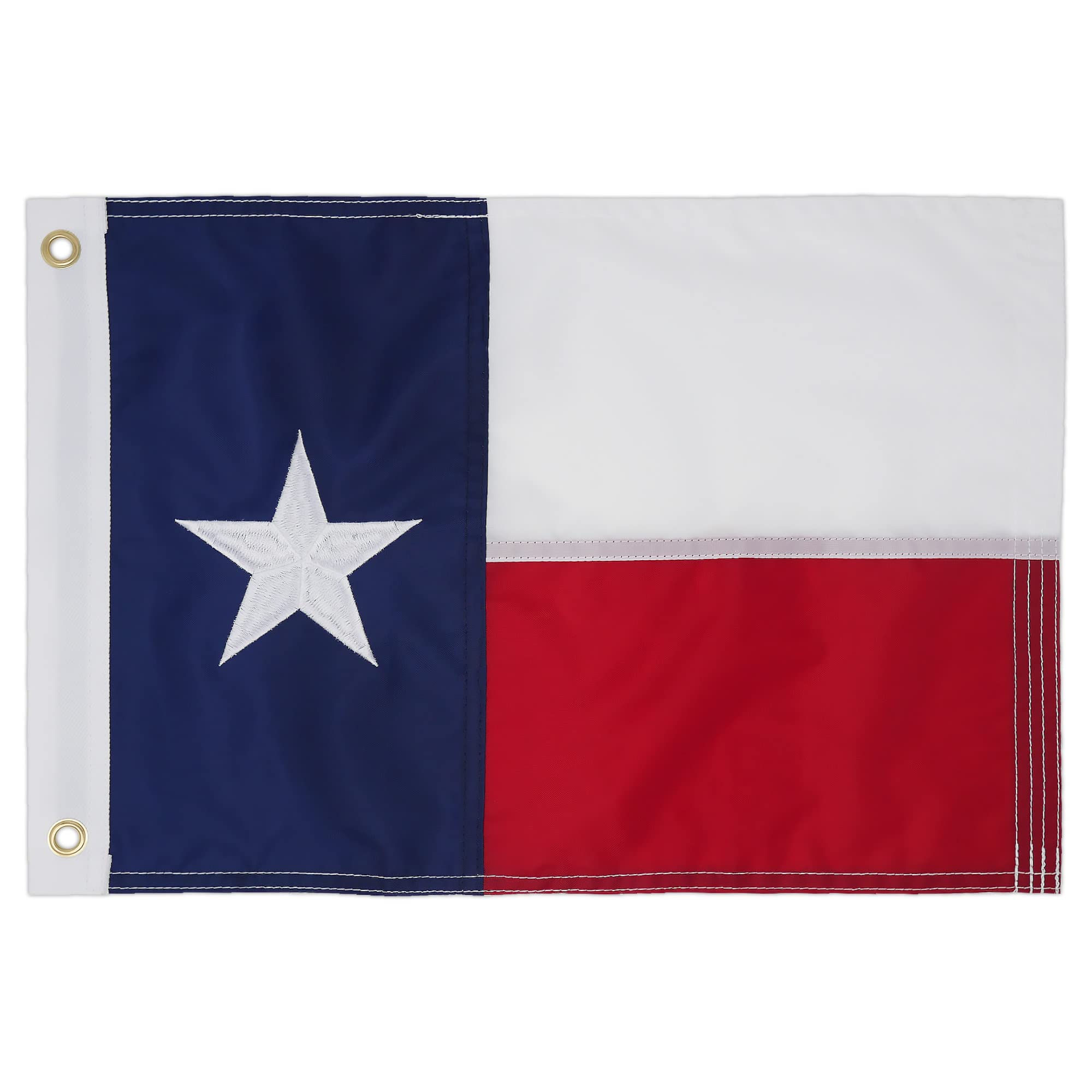 American Texas Boat Flag 12x18 Inch - Heavy Duty Marine Banner for Boat Cabin, Yacht & Nautical Decor - Weather-Resistant Outdoor Flags for Boating, Fishing & Coastal Home Decor