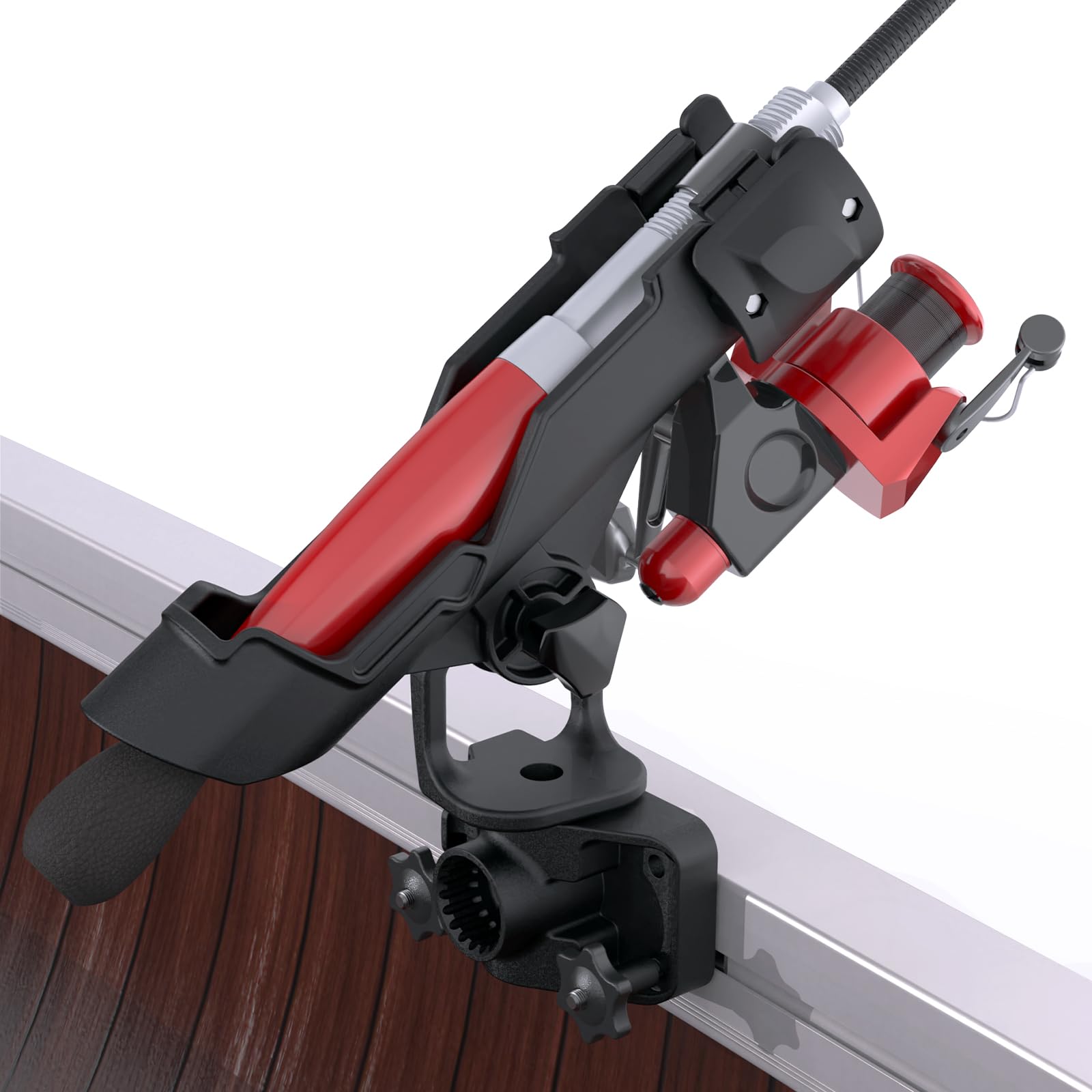 Adjustable 360° Fishing Rod Holders for Boats - Combo Mount Fishing Pole Holders & Rack | Perfect for Saltwater, Freshwater & Offshore Fishing