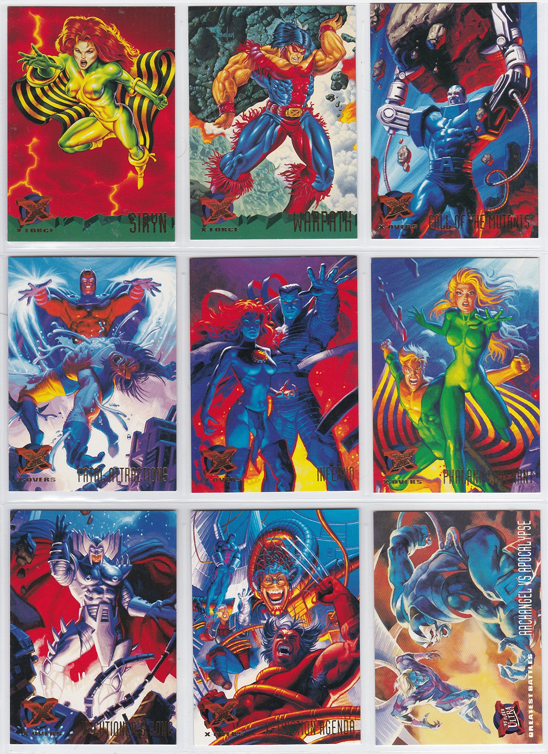 1995 Fleer Ultra X-Men Base Set - 150 NM/M Marvel Trading Cards for Collectors & Fans - Perfect for Display, Gifts, and Comic Con Events