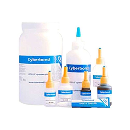 Cyberbond Apollo 2004 Ethyl Cyanoacrylate Super Glue - 50g Bottle (Pack of 10) | Fast-Acting Industrial Strength Adhesive | Expires December 2024 | Ideal for Metal, Plastic, Rubber & Wood Bonding in DIY, Automotive & Electronics Repair