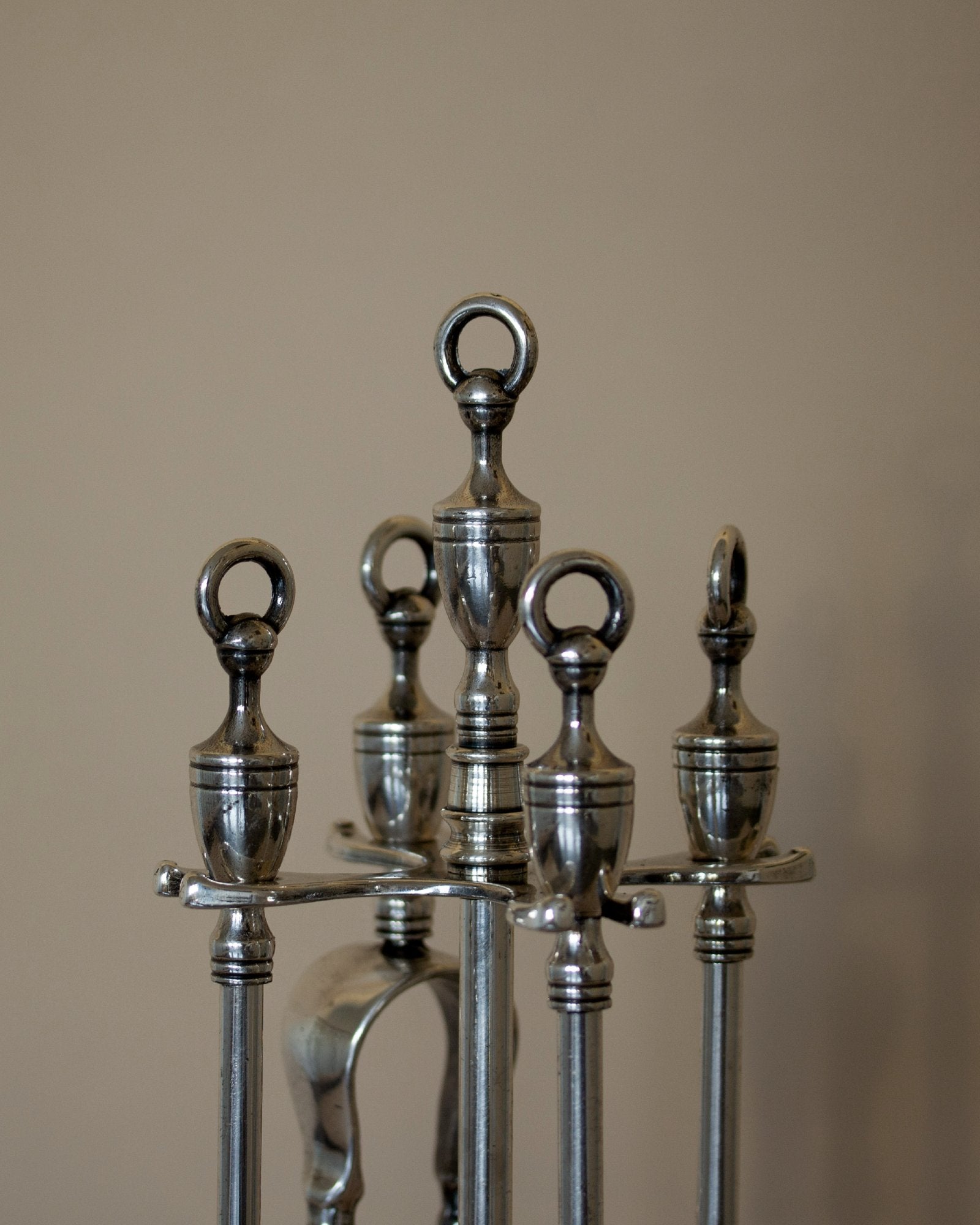Eldgaffelset Silver Linnéstaden - Premium Silver-Plated Fireplace Set for Home Decor & Fireplace Maintenance - Perfect for Fireplace Accessories, Gifts, and Cozy Living Room Ambiance