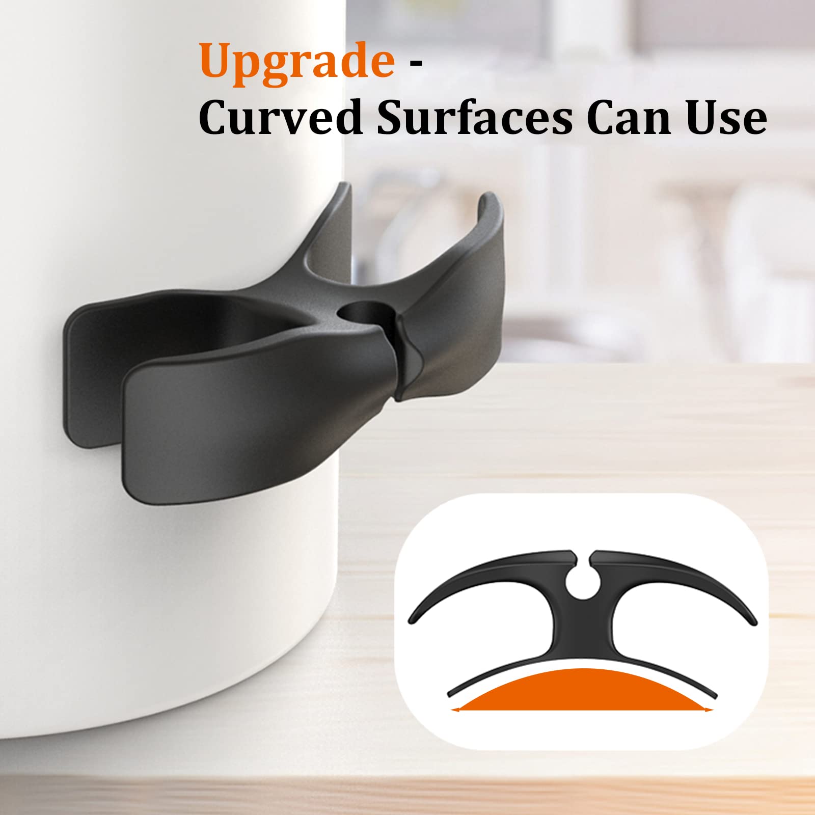 2PCS Grey Kitchen Appliance Cord Winder & Cable Organizer - Cord Wrapper & Keeper for KitchenAid Mixer Accessories - Perfect for Countertop Organization & Small Appliance Storage