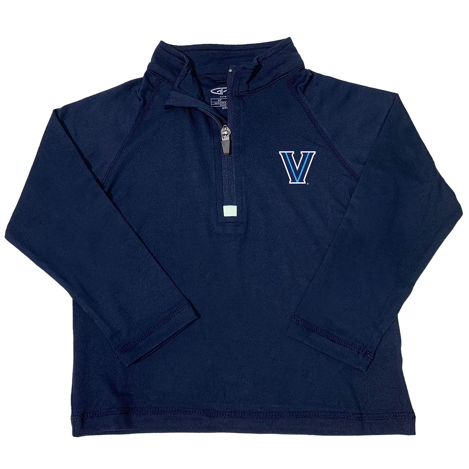 Villanova Wildcats Toddler Boys' 1/4 Zip Pullover Fleece Jacket - Warm & Cozy Quarter-Zip Sweatshirt for Kids - Perfect for School, Playdates & Outdoor Activities