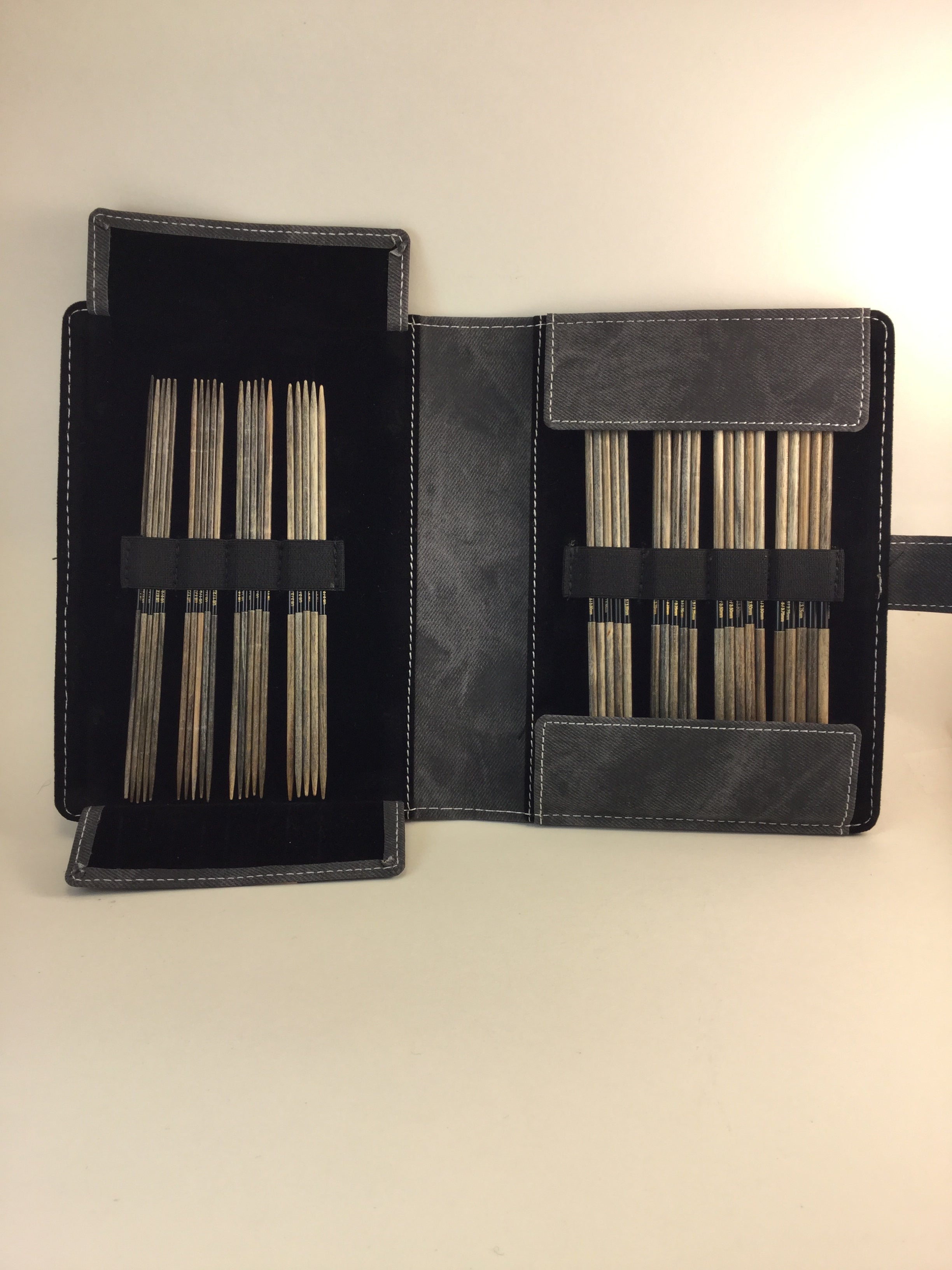Lykke Driftwood 6-Inch Double Pointed Knitting Needles Set - Perfect for Socks, Hats, and Small Circular Knitting Projects