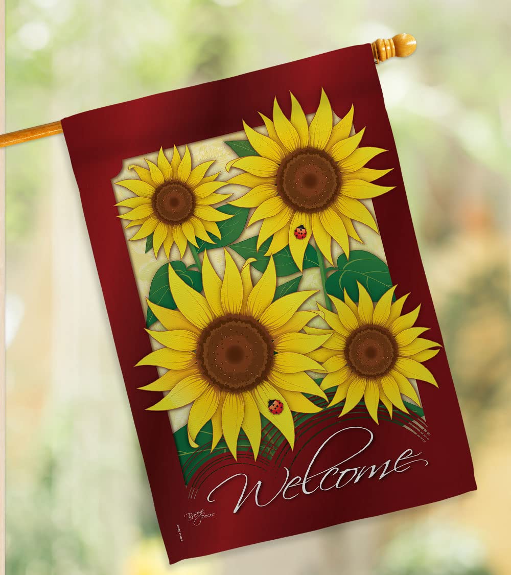 Sunflower Vertical Flags Set - 28