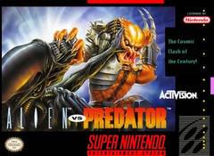 Alien vs Predator Super Nintendo Game - Classic SNES Action Adventure for Retro Gaming Enthusiasts - Perfect for Home Entertainment and Nostalgic Gaming Sessions