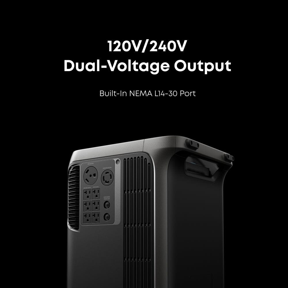 Anker F3800 [PLUS] Portable Power Station 7680Wh 6000W with 120V/240V Output & 6400W Solar Input - Dual Kit Bundle Options for Home Backup, RV Camping, Outdoor Adventures - 5 Year Warranty