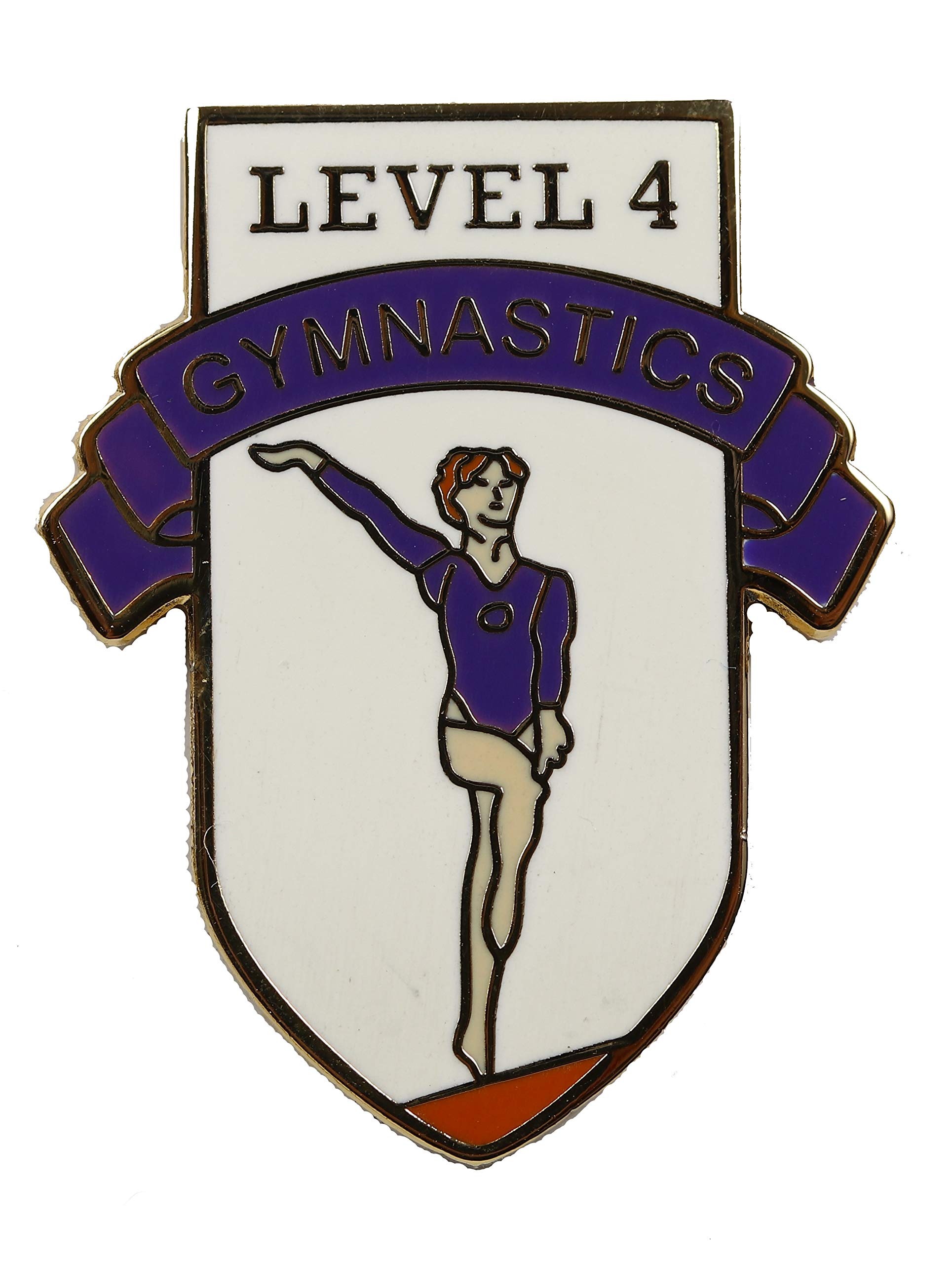 Snowflake Designs Gymnastics Level Pins 1-10 - Badges for Gymnast Achievement Awards, Team Recognition & Competition Rewards - Perfect for Gymnastics Meets, Training Motivation & Skill Level Celebration