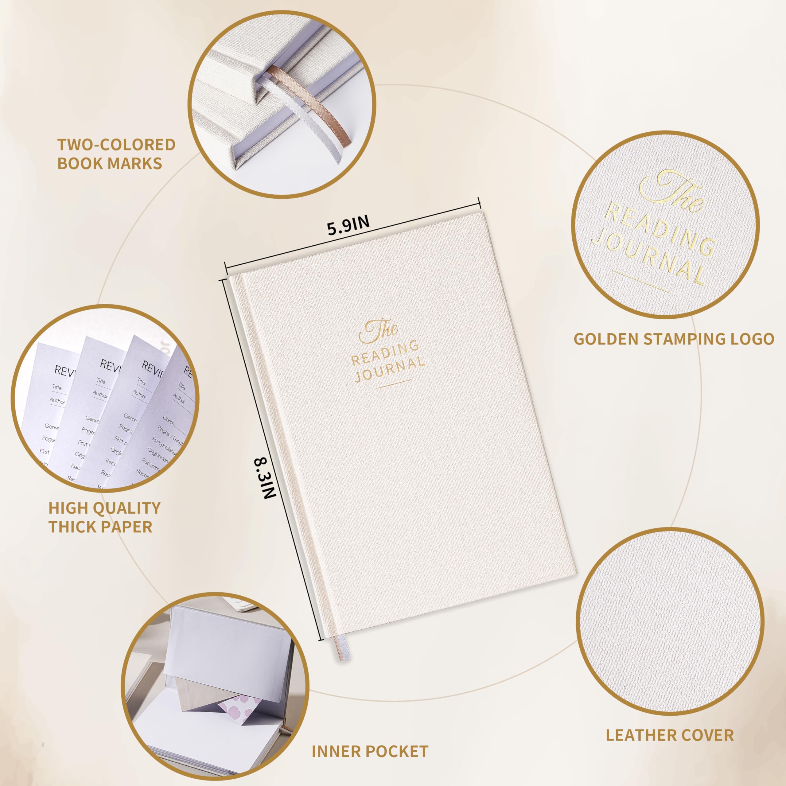 A5 Reading Journal - 5.9