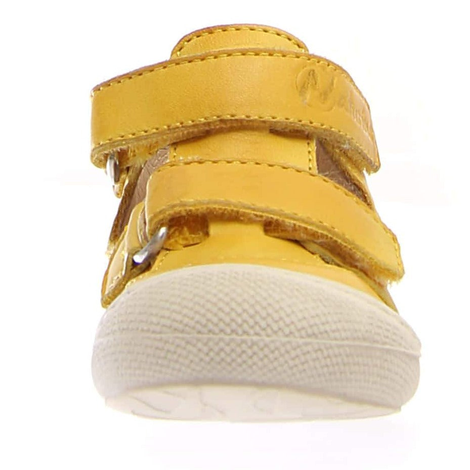 Naturino Kids' Puffy Nappa Sneakers - Yellow | Comfortable & Stylish Boys & Girls Shoes for School, Play & Everyday Wear