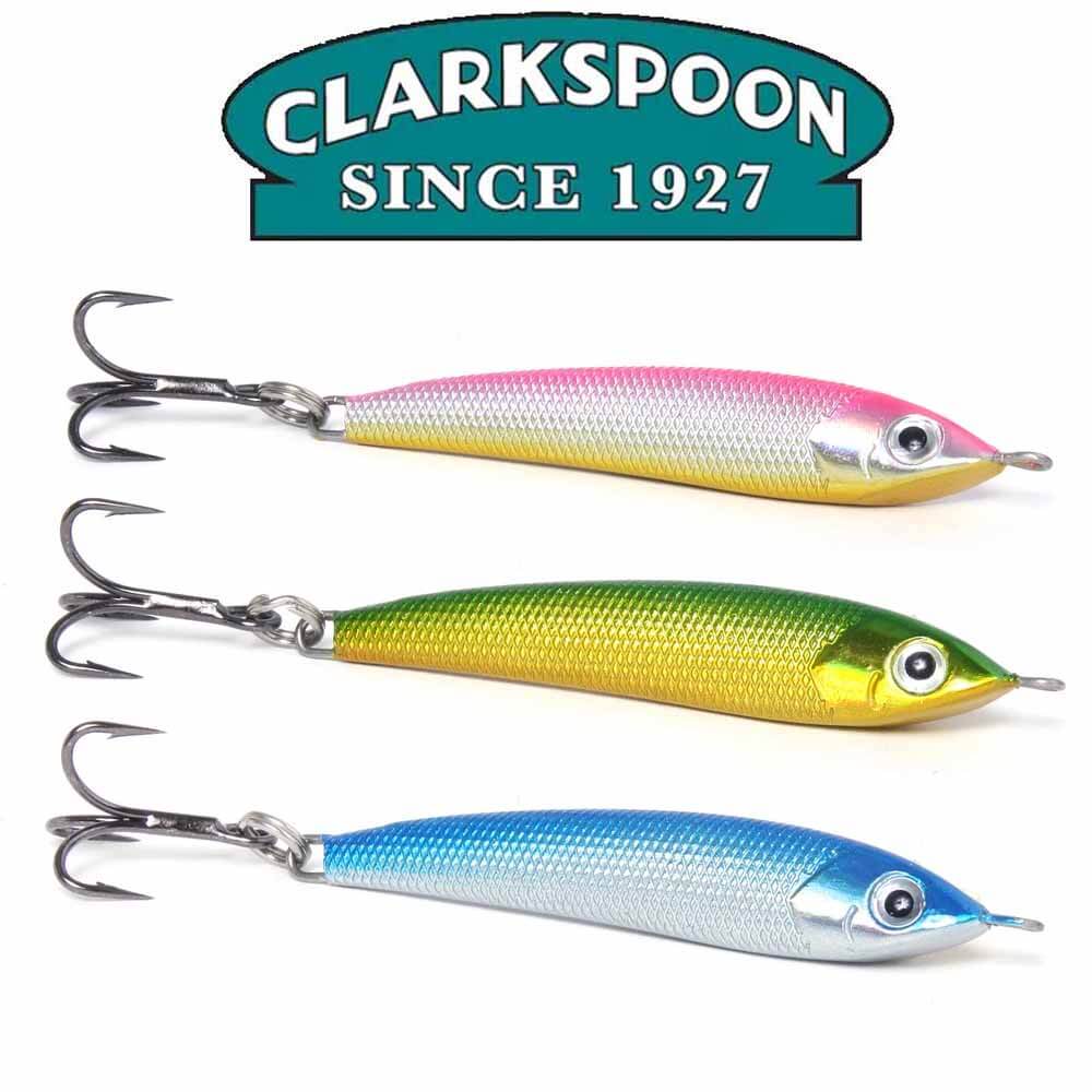 Clark Spoon MJ15 Minnow Jig 1.5oz Fishing Lure - Premium Bass Trout Walleye Bait for Freshwater Saltwater Fishing - Ideal for Casting Trolling and Ice Fishing