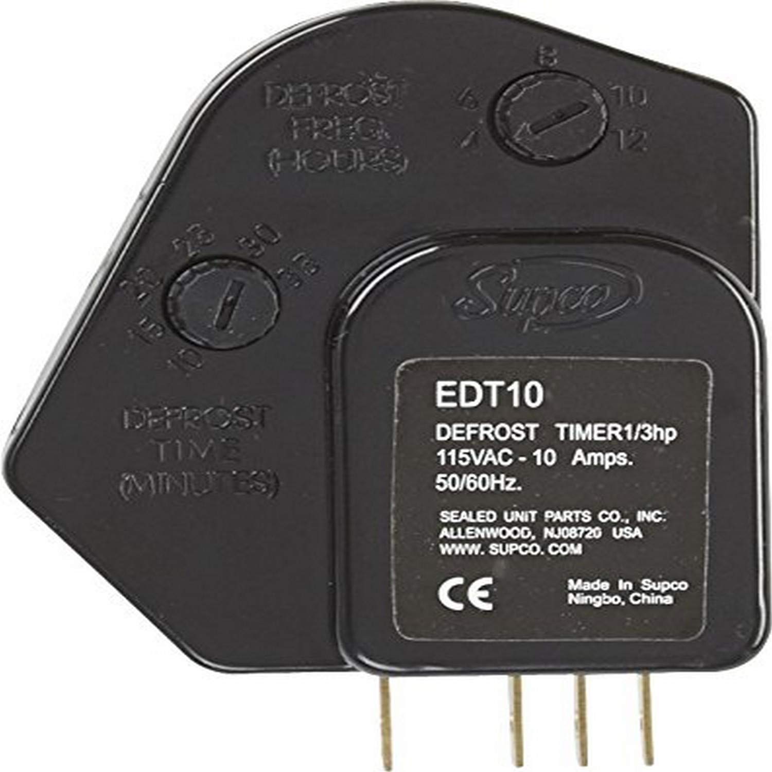 EDT10 Defrost Timer Replacement for Refrigerators & Freezers - Sealed Unit Parts - Perfect for Home Kitchen Appliances Repair & Maintenance