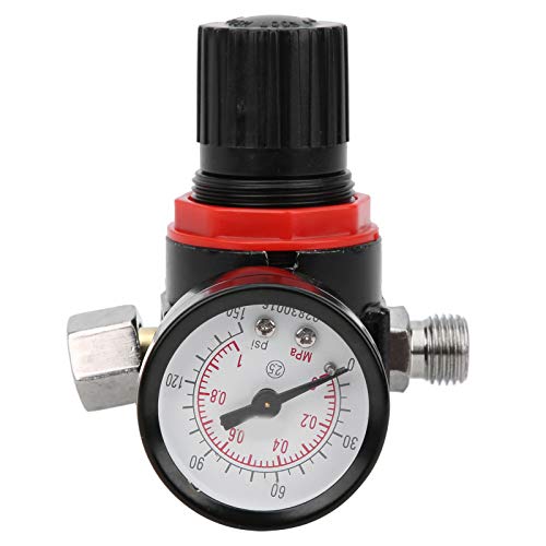 Air Compressor Pressure Regulator with Gauge - Precision Control Valve for Pneumatic Tools | Ideal for Air Inlet Pressure Regulation in Workshops & Garages