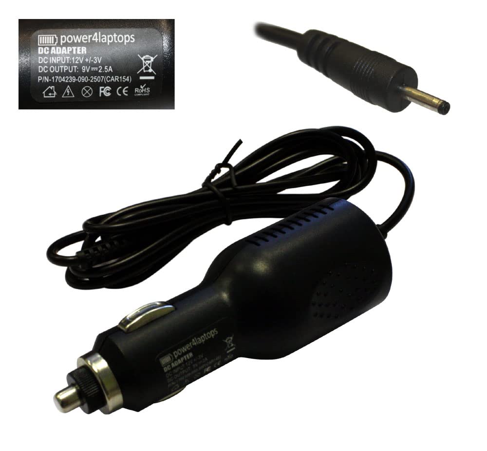 Universal DC Car Charger Adapter for Archos 9 Tablet - Fast Charging Power Supply for Road Trips & Travel - Compatible with Vehicle Cigarette Lighter Socket