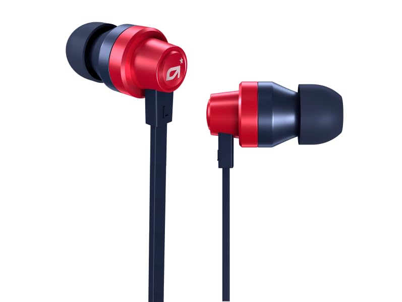 ASTRO A03 In-Ear Headphones with Microphone - 3.5mm Jack, Blue & Red (Perfect for Gaming, Music, and Phone Calls)