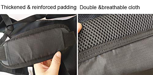Lightweight Kids Carrier Belt - Adjustable Baby Hiking Backpack for Short Journeys & Outdoor Adventures - Secure Child Transfer to Car, Wheelchair, Vehicle, Bed & Chair - Perfect for Travel, Hiking & Daily Use (Black)