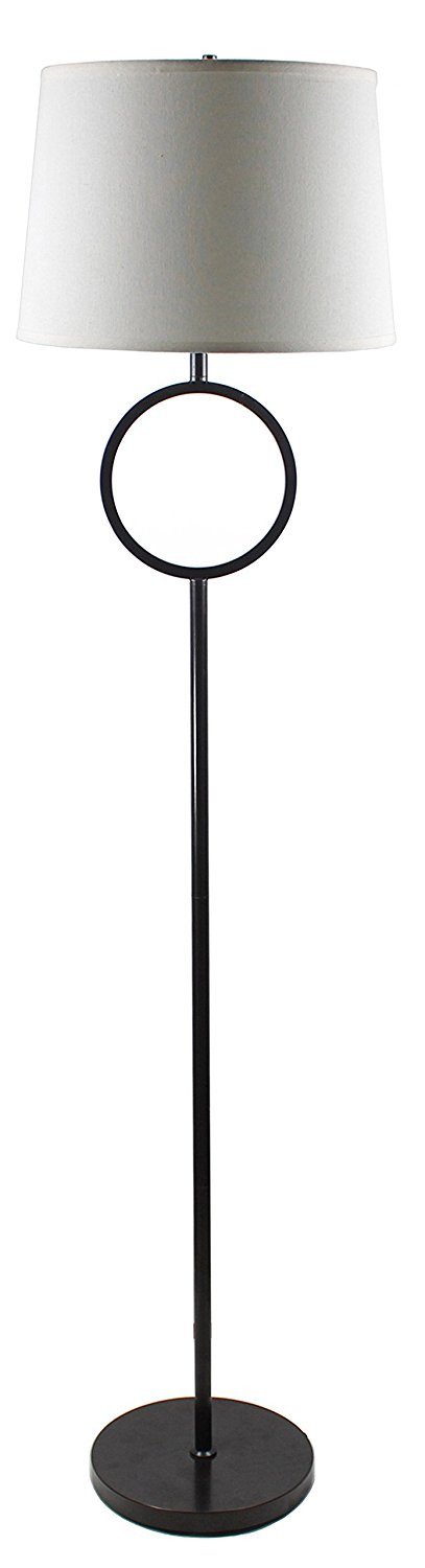 Oil-rubbed Bronze with Cream Shade