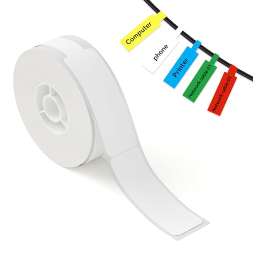 0.49'' X 4.29'' White Cable