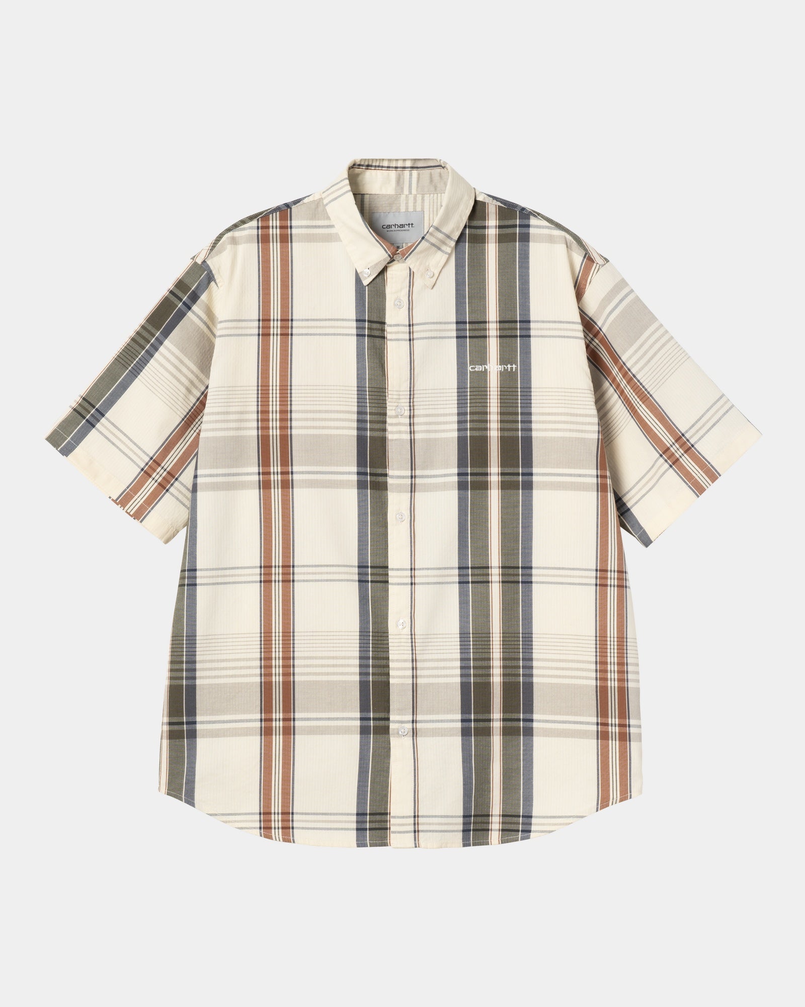 Roslin Check Shirt for Men - 100% Cotton Plaid Flannel Shirt | Natural Wax Color | Casual & Outdoor Wear for Fall & Winter