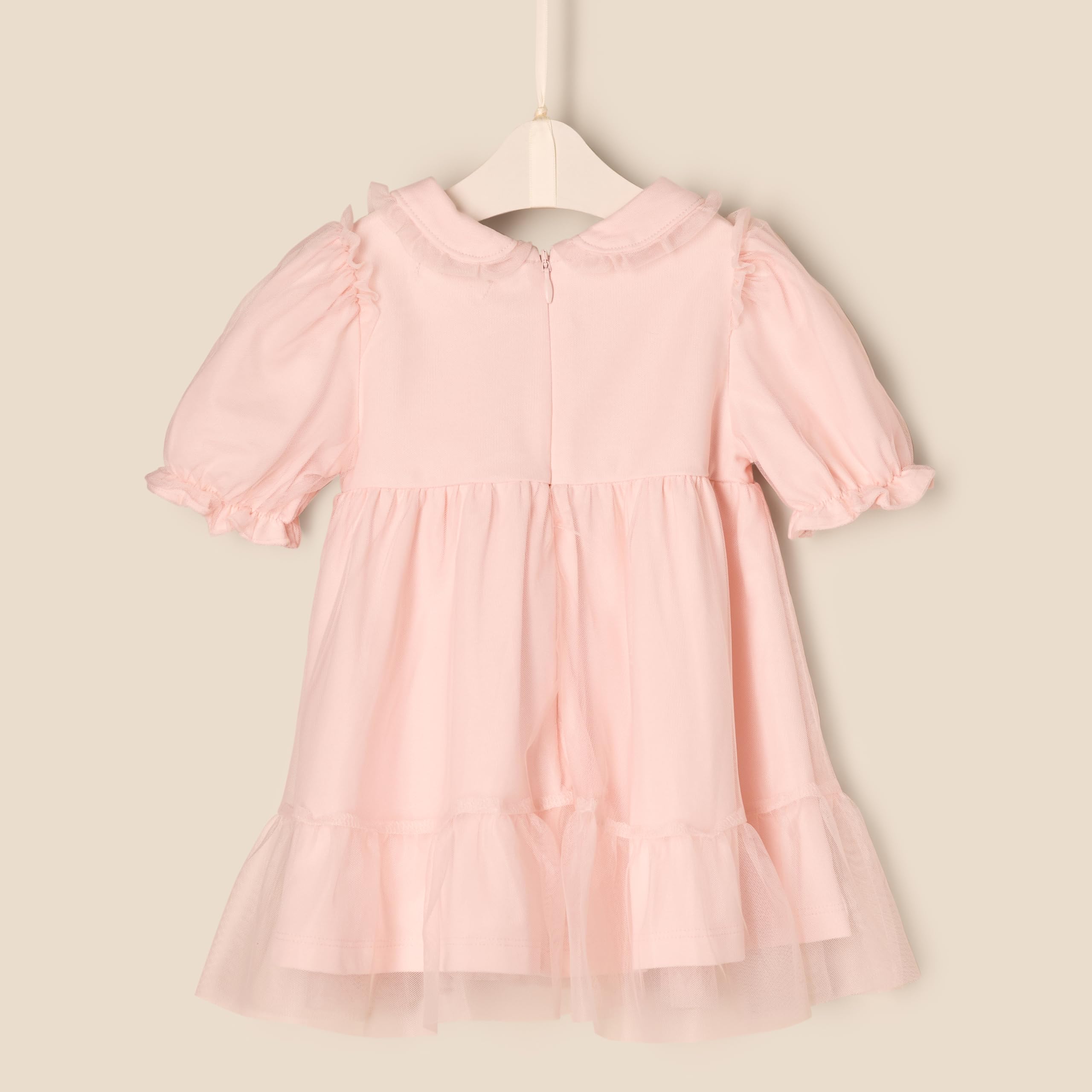Amazon Essentials x Sofia Grainge Baby Girls' Tulle Dress - Elegant Party Dress for Infants, Toddlers & Newborns - Perfect for Birthday Parties, Christenings & Special Occasions