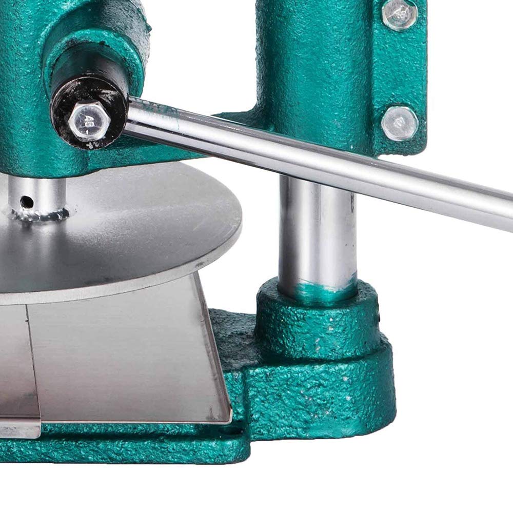 Stainless Steel Manual Pizza Dough Press & Tortilla Maker - 20CM (8 Inch) for Homemade Pizza, Flatbread, Empanadas & More - Perfect for Home Kitchens & Restaurants