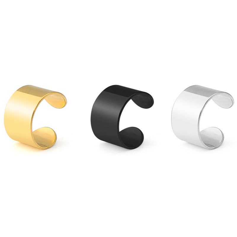 Minimalist Surgical Steel C-Shaped Ear Clip Ear Cuff for Women | ER8537 | Perfect for Everyday Wear, Parties & Special Occasions