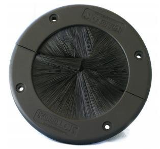 Upsite Technologies KoldLok 4 Inch Round Brush Grommet - Pack of 10 for HVAC Ductwork & Air Vent Covers