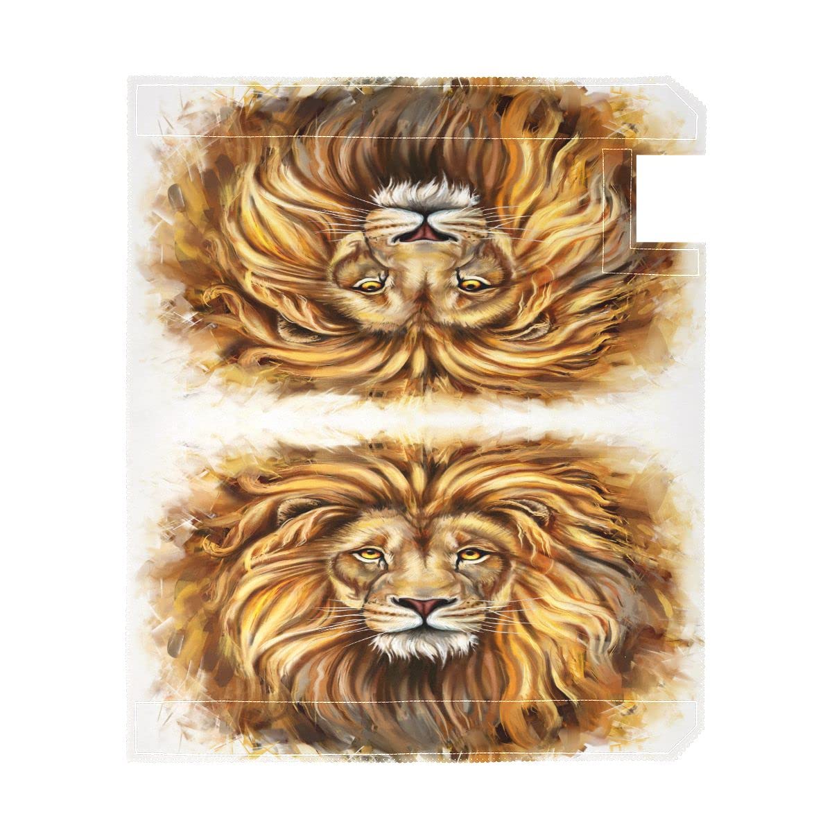 Durable Magnetic Mailbox Cover with King Lion Aslan Painting - Weatherproof Mail Wrap for Outdoor Letter Box - Perfect for Home, Garden, and Office Mailbox Decoration