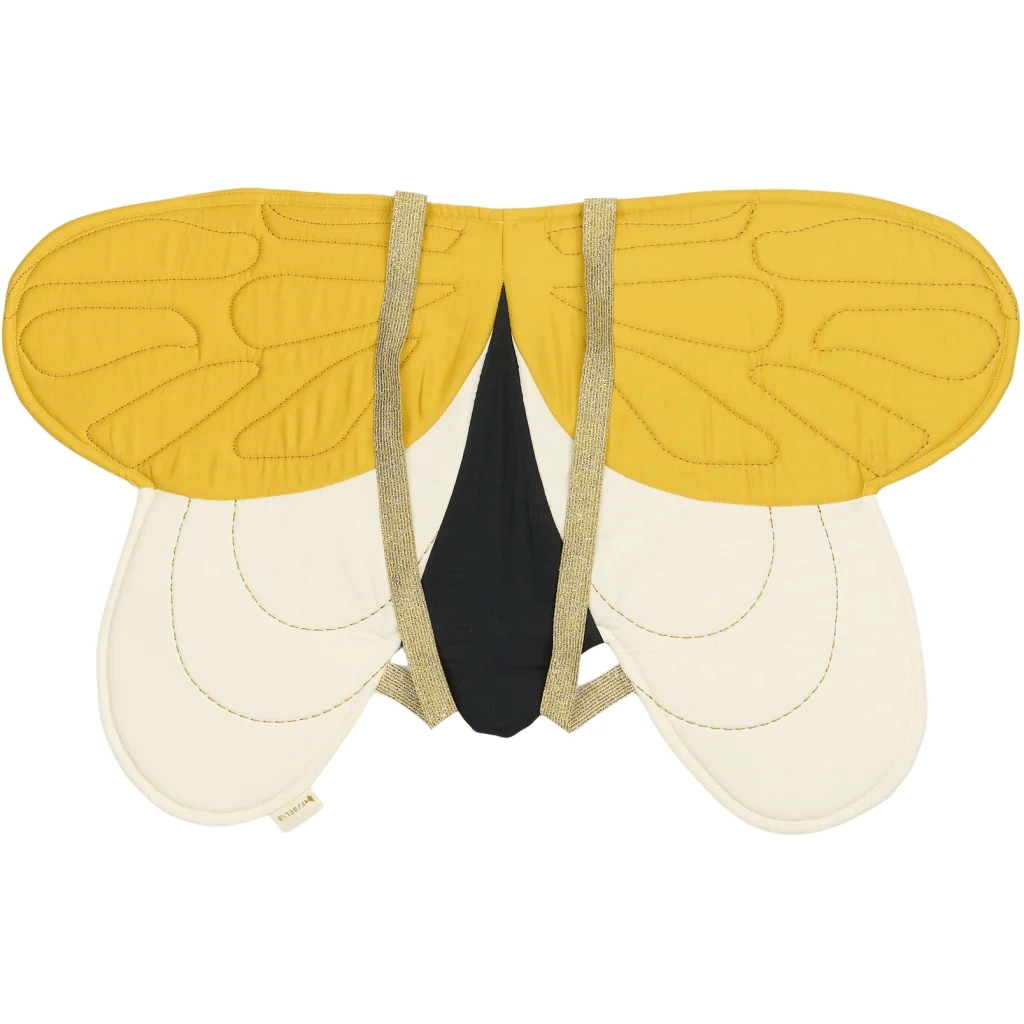 Fabelab Kids Dress Up Bee Wings - Fun Pretend Play Costume for Halloween, Birthday Parties & Dress-Up Games